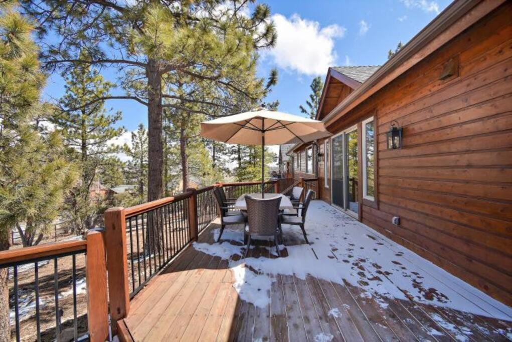 Custom Single Story Cabin With Jacuzzi Pool Table & Big Game Room With Arcade Games Big Bear Lake Luaran gambar